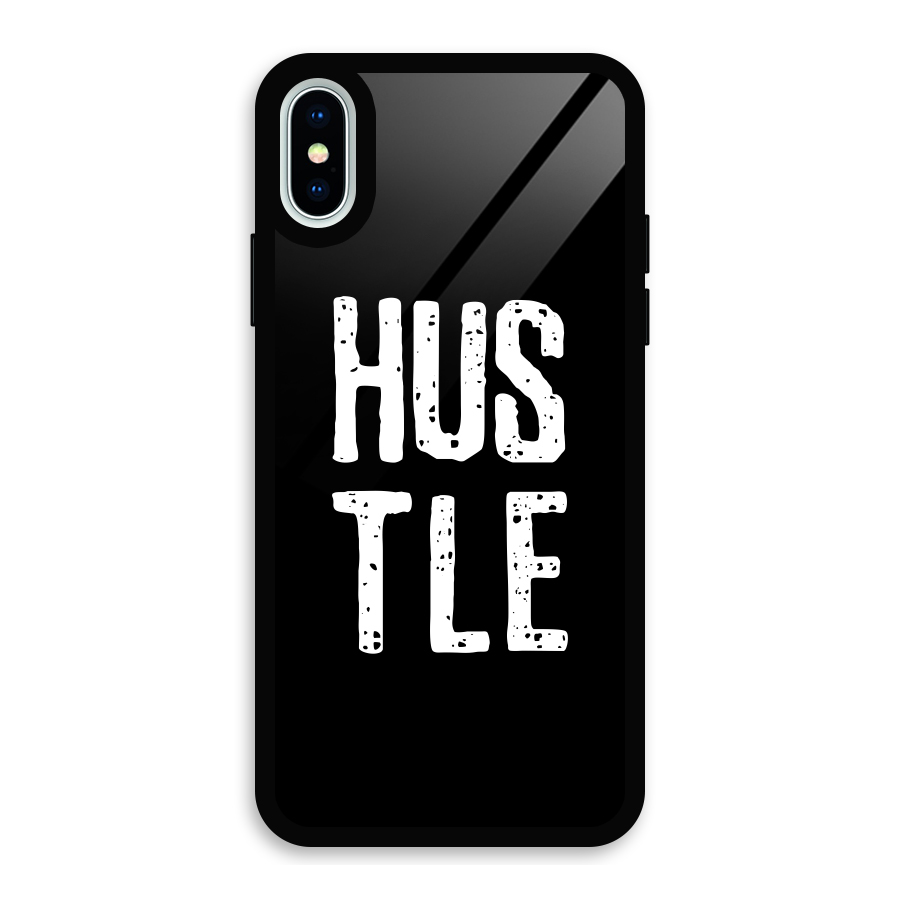 Hustle Glass Back Case for iPhone XS