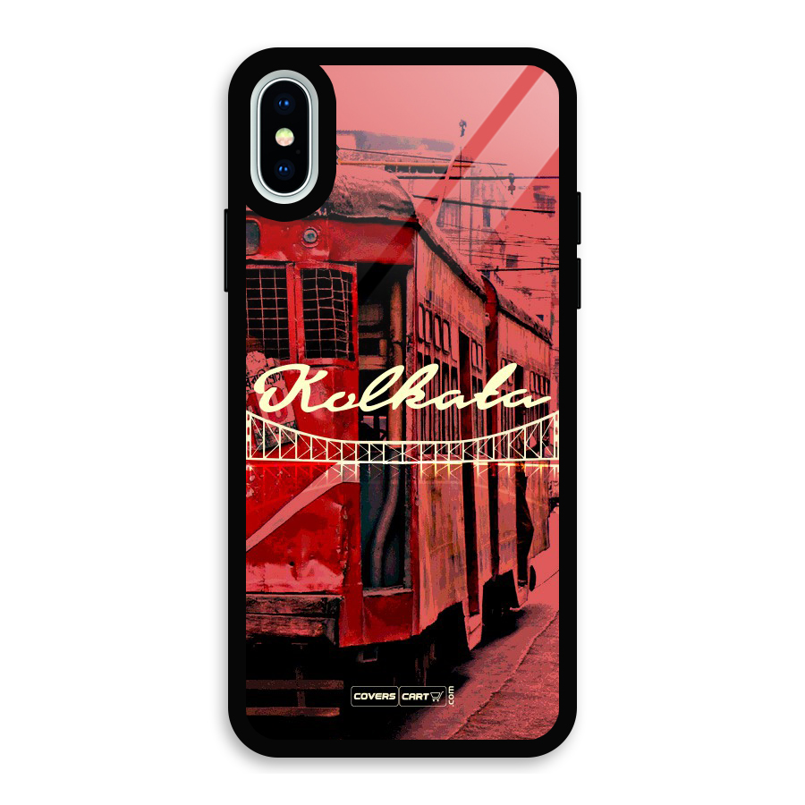 Kolkata Citystyle Glass Back Case for iPhone XS