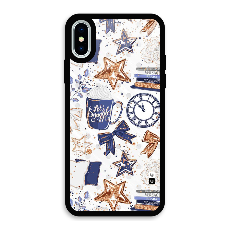 Lets Snuggle Glass Back Case for iPhone XS
