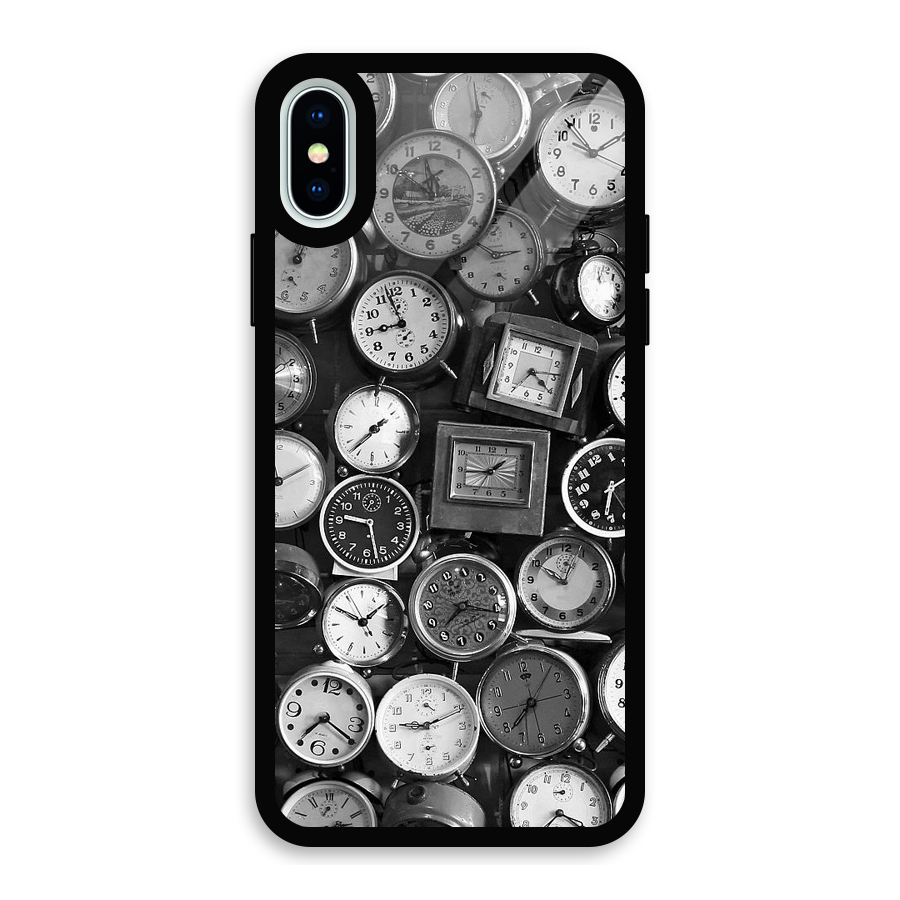 Monochrome Collection Glass Back Case for iPhone XS