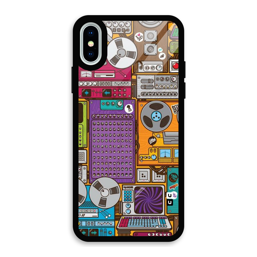 Music Decks Glass Back Case for iPhone XS