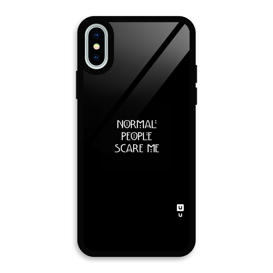 Normal People Glass Back Case for iPhone XS