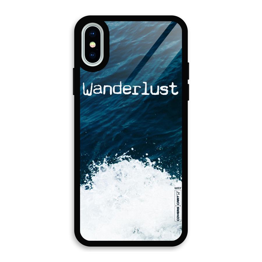 Ocean Wanderlust Glass Back Case for iPhone XS