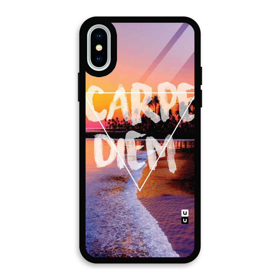 Oceanic Diem Glass Back Case for iPhone XS