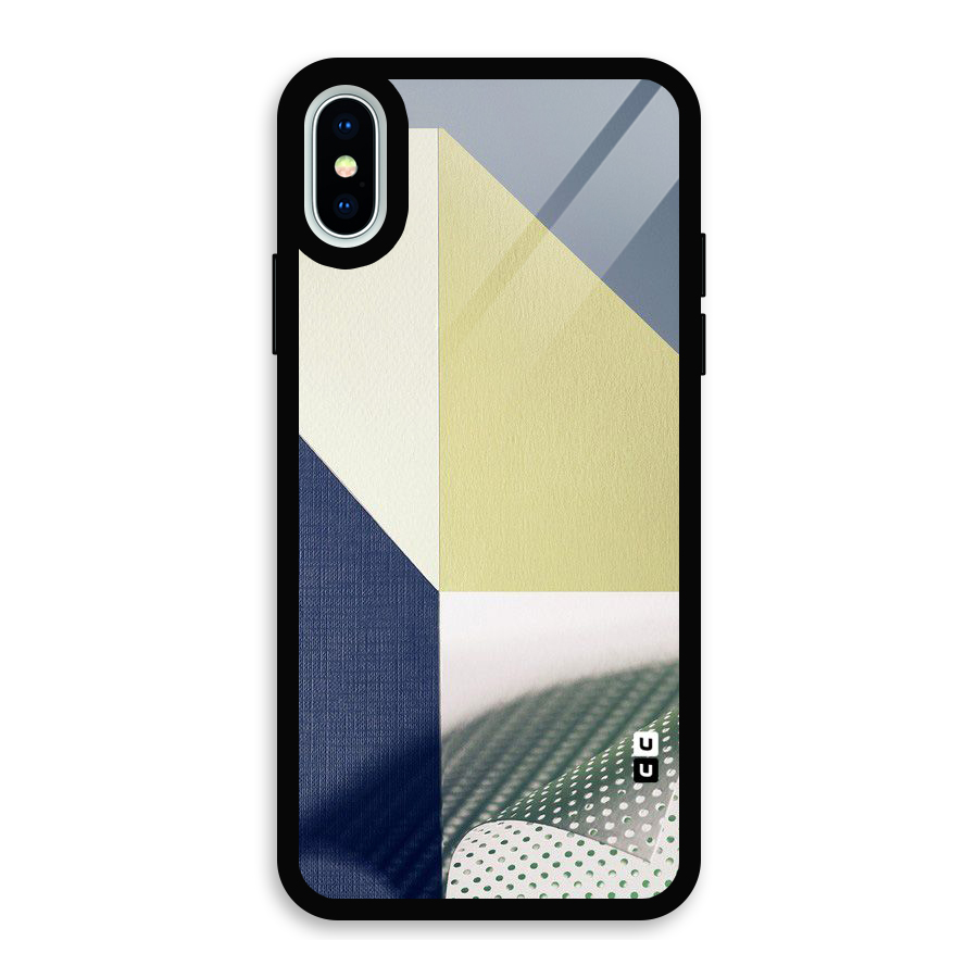 Paper Art Glass Back Case for iPhone XS