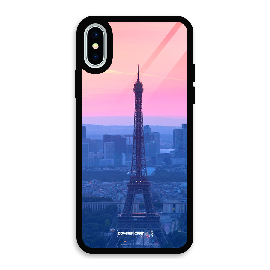 Paris Tower Glass Back Case for iPhone XS