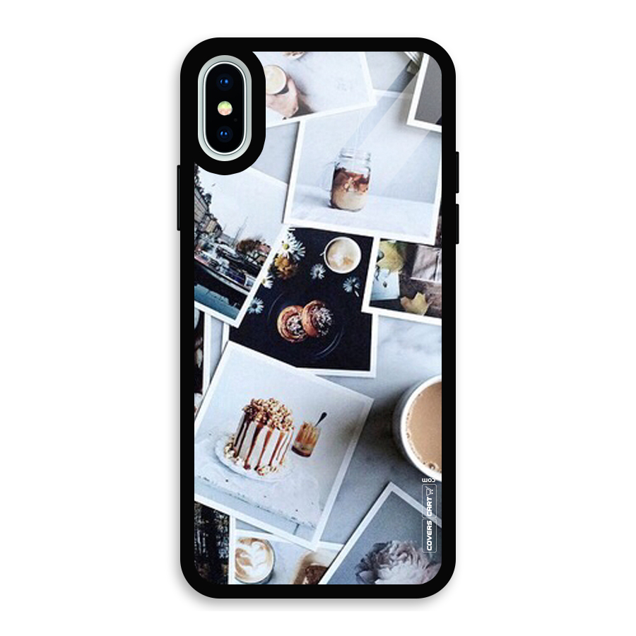 Pictures Coffee Glass Back Case for iPhone XS