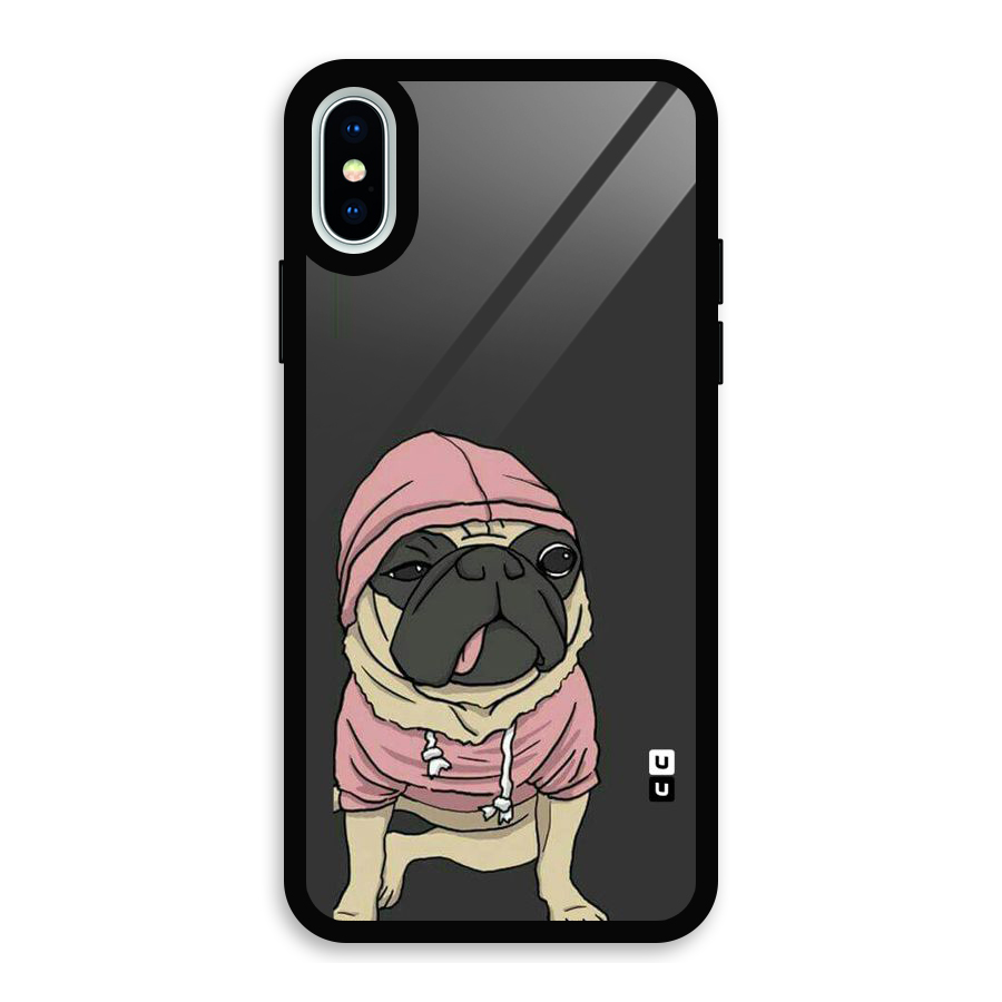 Pug Swag Glass Back Case for iPhone XS