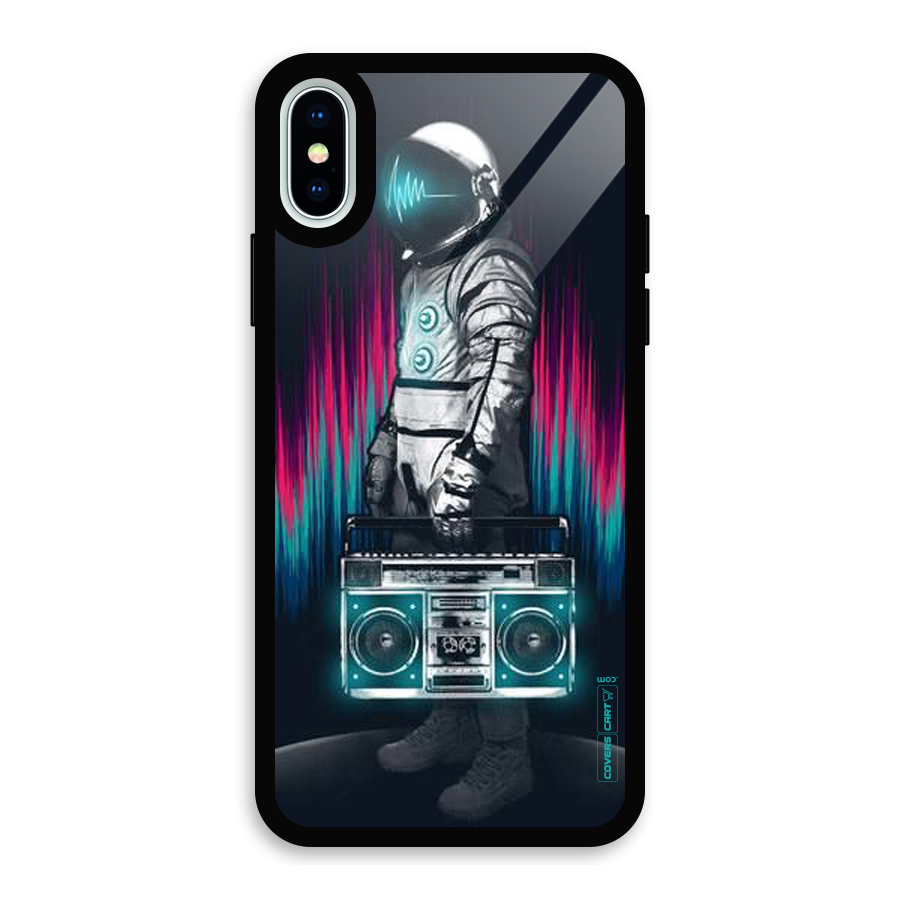 Radio Man Glass Back Case for iPhone XS