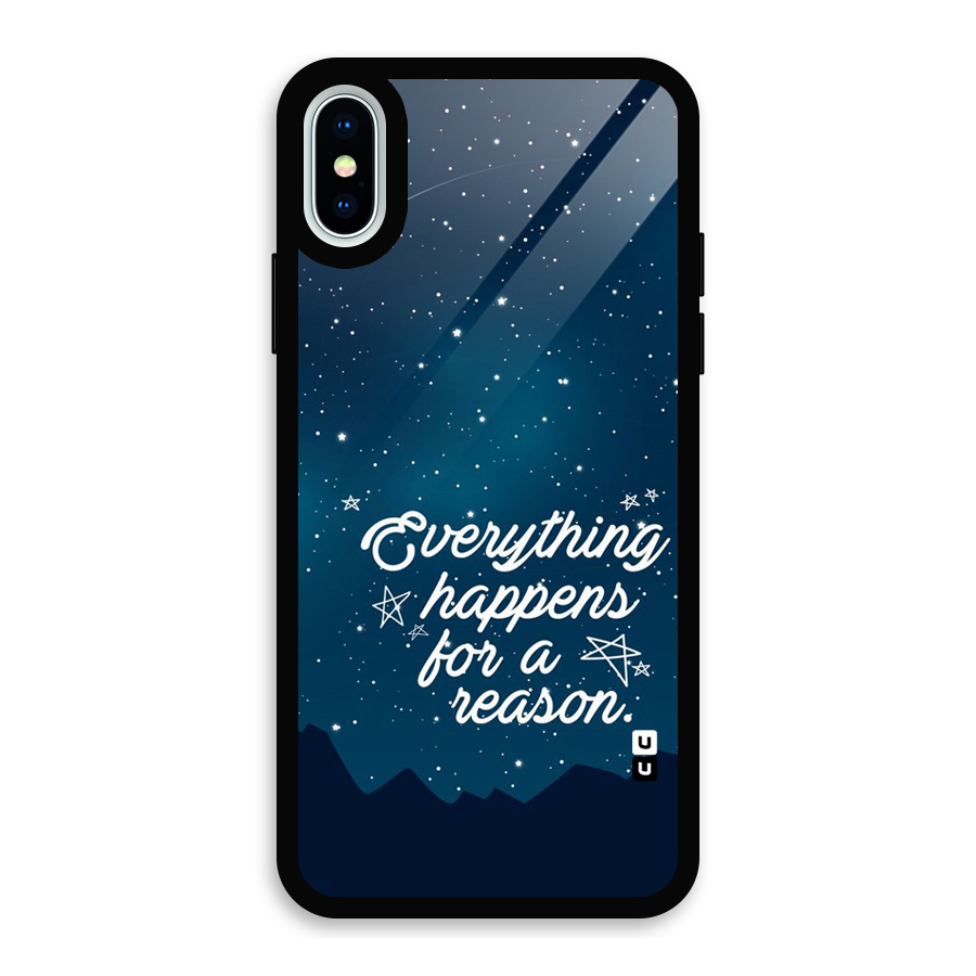 Reason Sky Glass Back Case for iPhone XS