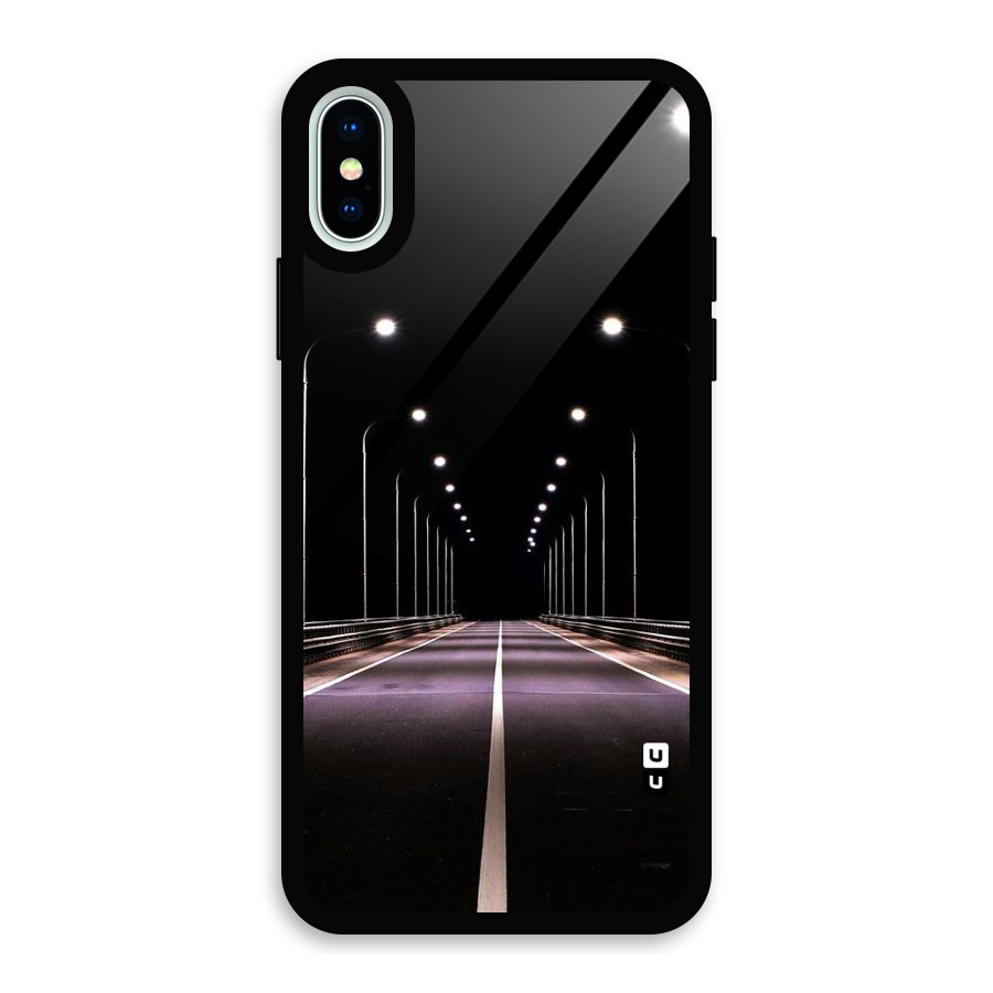 Street Light Glass Back Case for iPhone XS