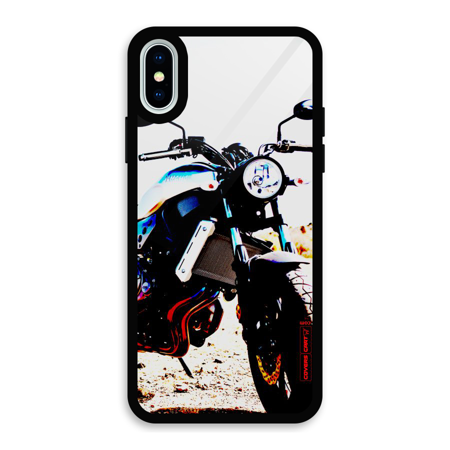 Stylish Ride Extreme Glass Back Case for iPhone XS