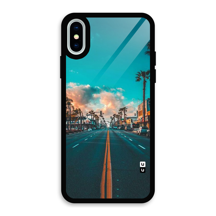 Sundown Road Glass Back Case for iPhone XS