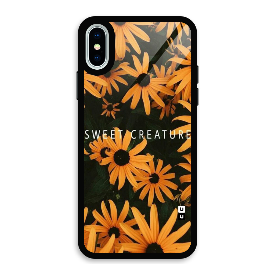Sweet Creature Glass Back Case for iPhone XS