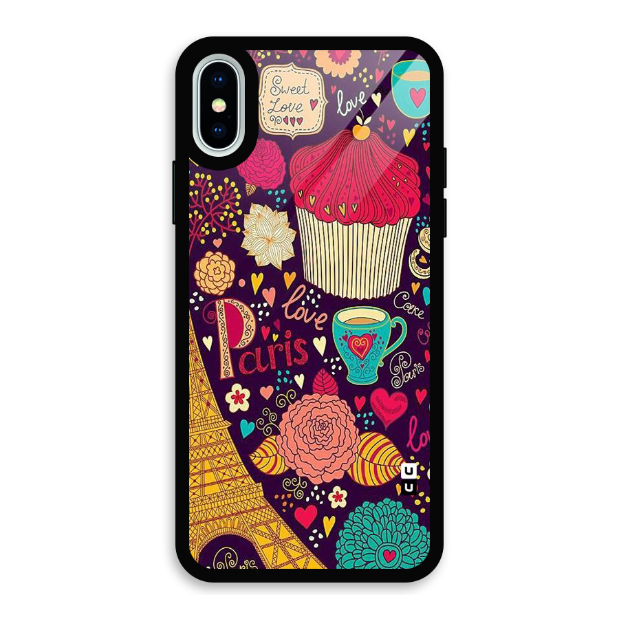 Sweet Love Glass Back Case for iPhone XS