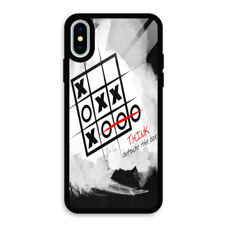 Think Box Glass Back Case for iPhone XS