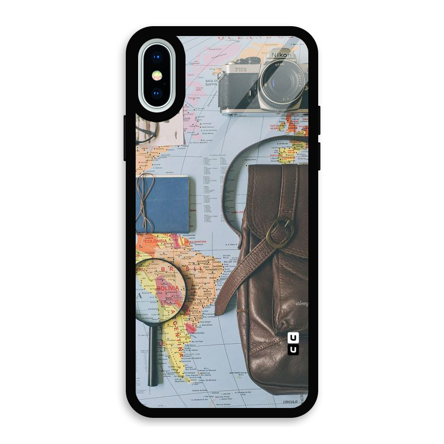 Travel Requisites Glass Back Case for iPhone XS