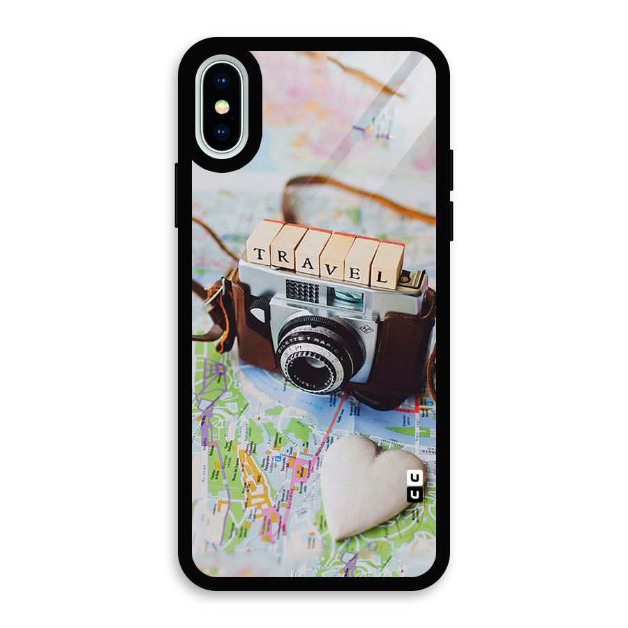 Travel Snapshot Glass Back Case for iPhone XS