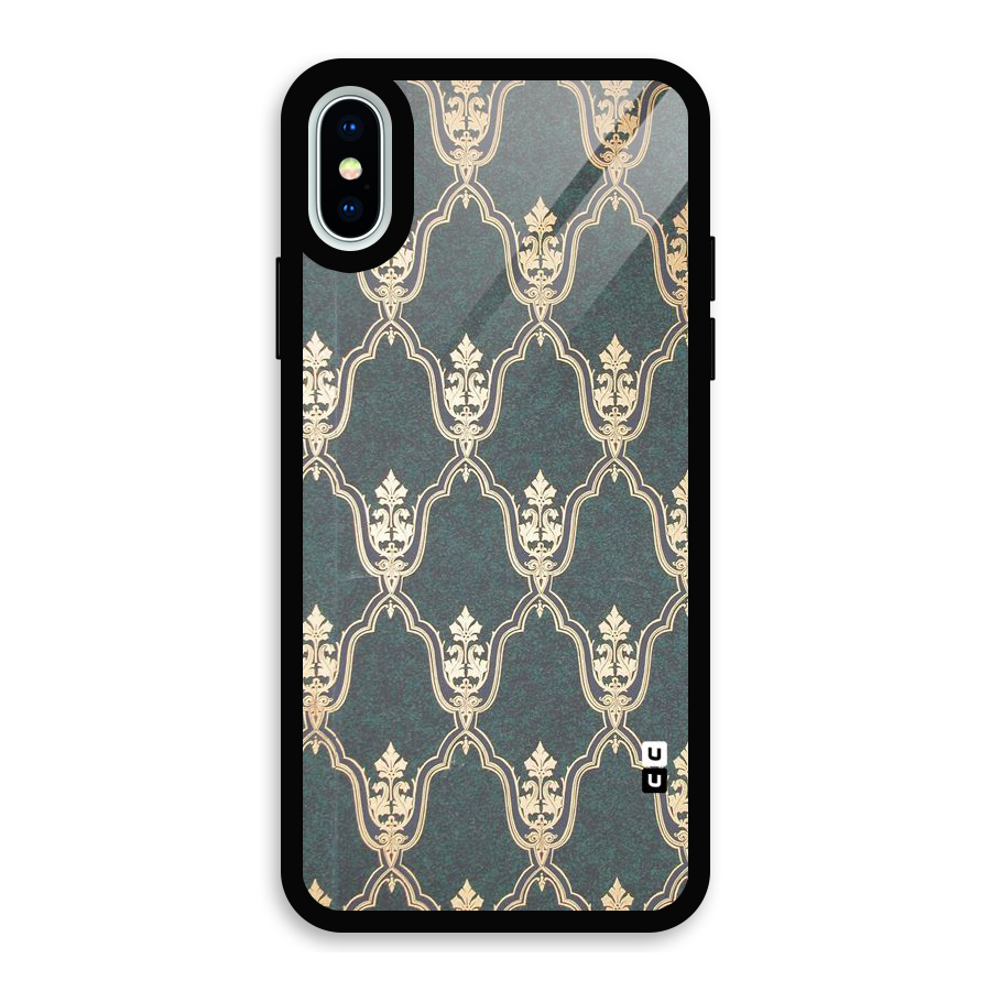Ultra Beauty Pattern Glass Back Case for iPhone XS
