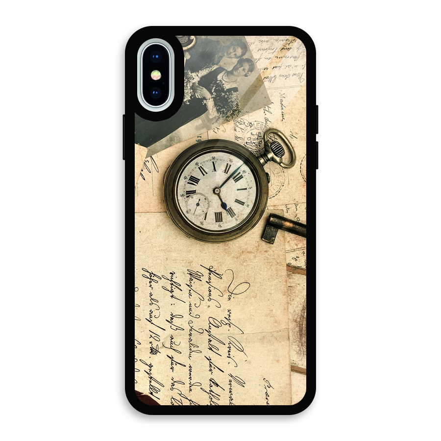Vintage Post Cards Glass Back Case for iPhone XS