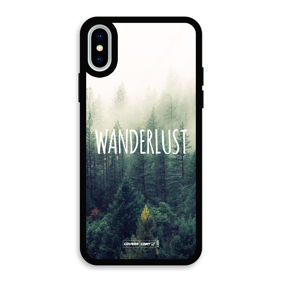 Wanderlust Glass Back Case for iPhone XS