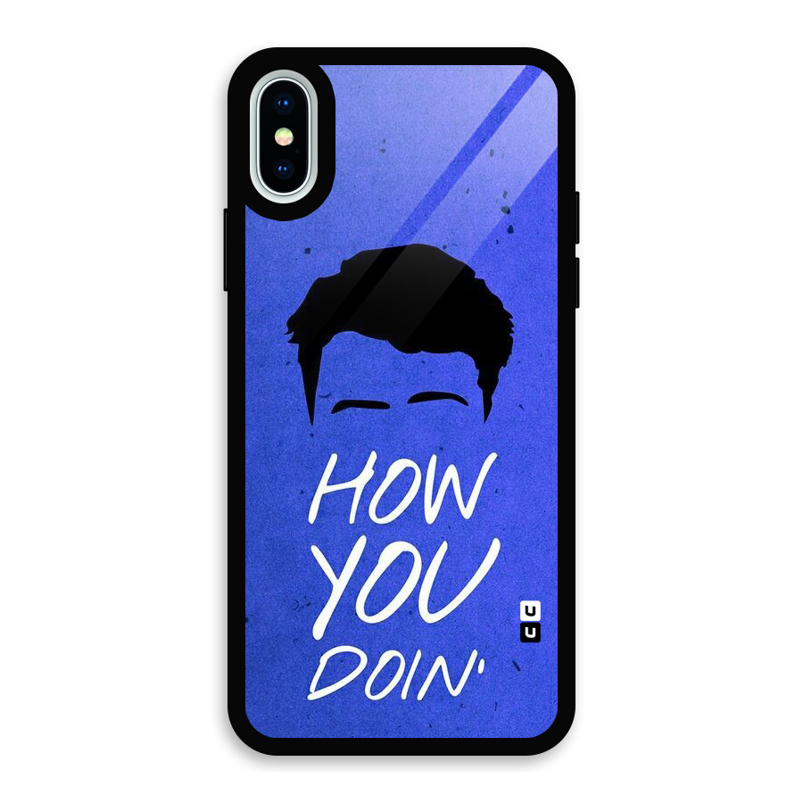 Wassup You Glass Back Case for iPhone XS