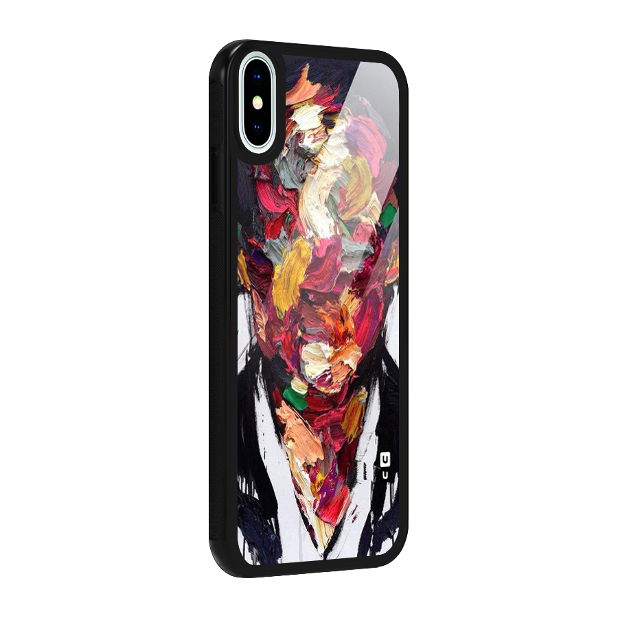 Acrylic Face Glass Back Case for iPhone XS