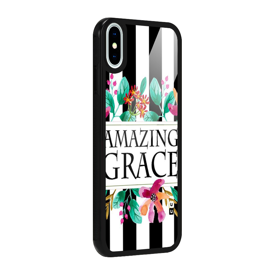 Amazing Grace Glass Back Case for iPhone XS