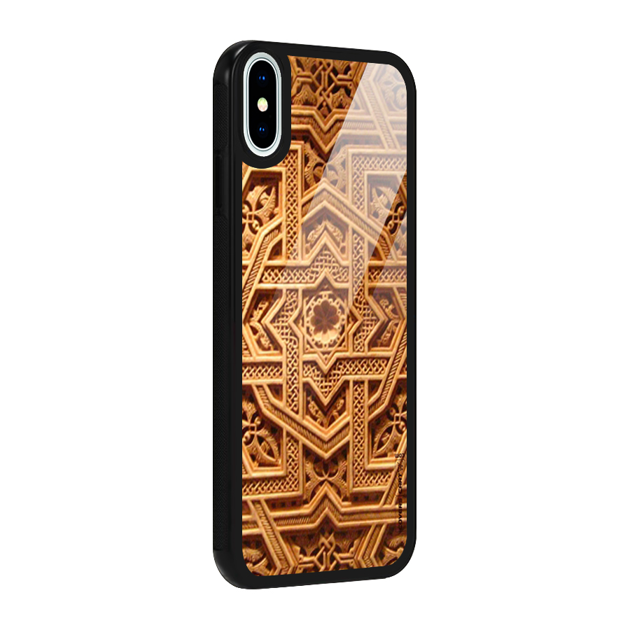 Archaic Wall Glass Back Case for iPhone XS