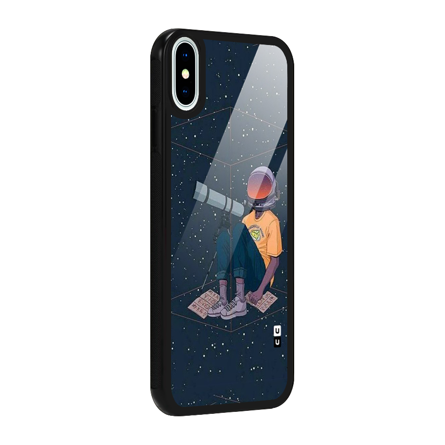 AstroNOT Glass Back Case for iPhone XS