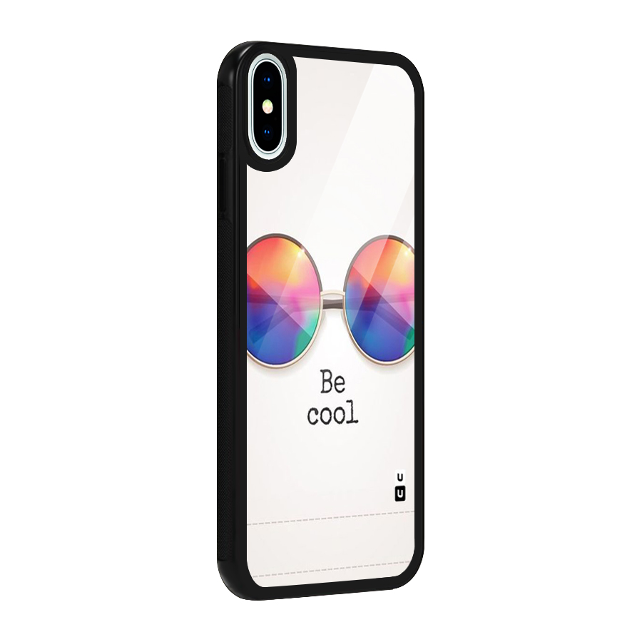 Be Cool Glass Back Case for iPhone XS