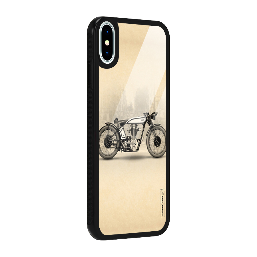 Bike Ride Glass Back Case for iPhone XS