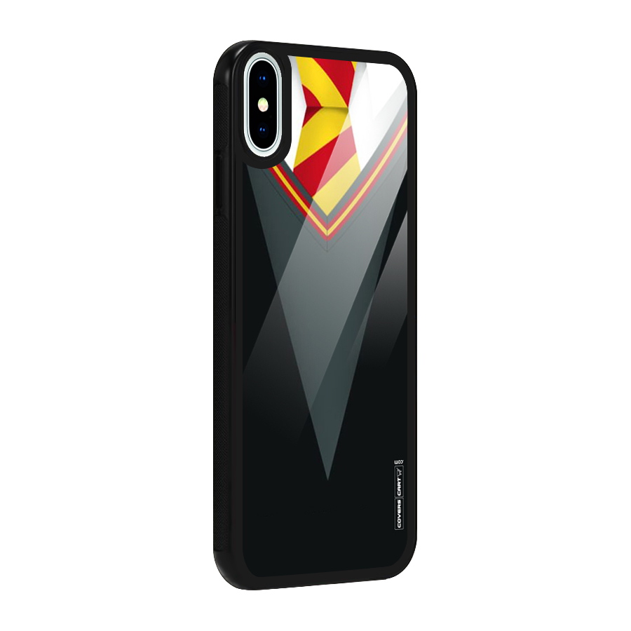 Brave Heart Glass Back Case for iPhone XS