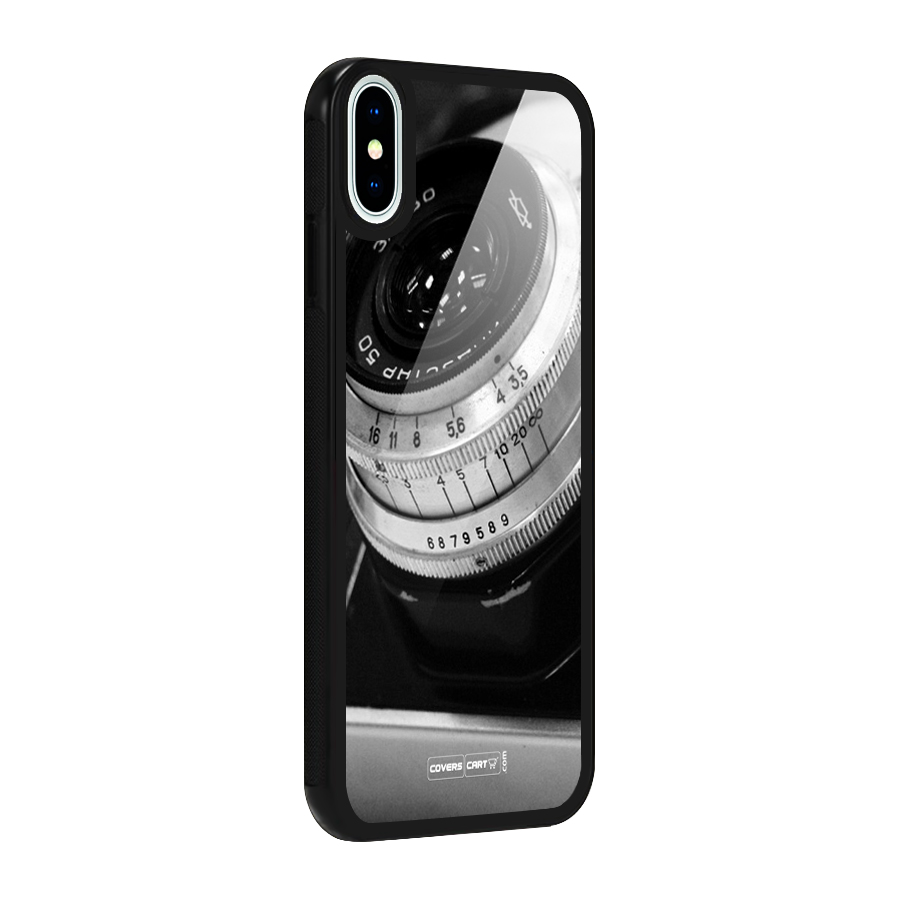 Camera Lens Glass Back Case for iPhone XS