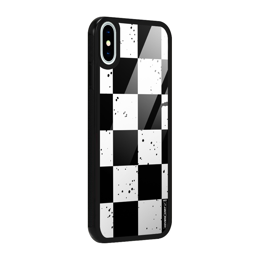 Check Mate Glass Back Case for iPhone XS