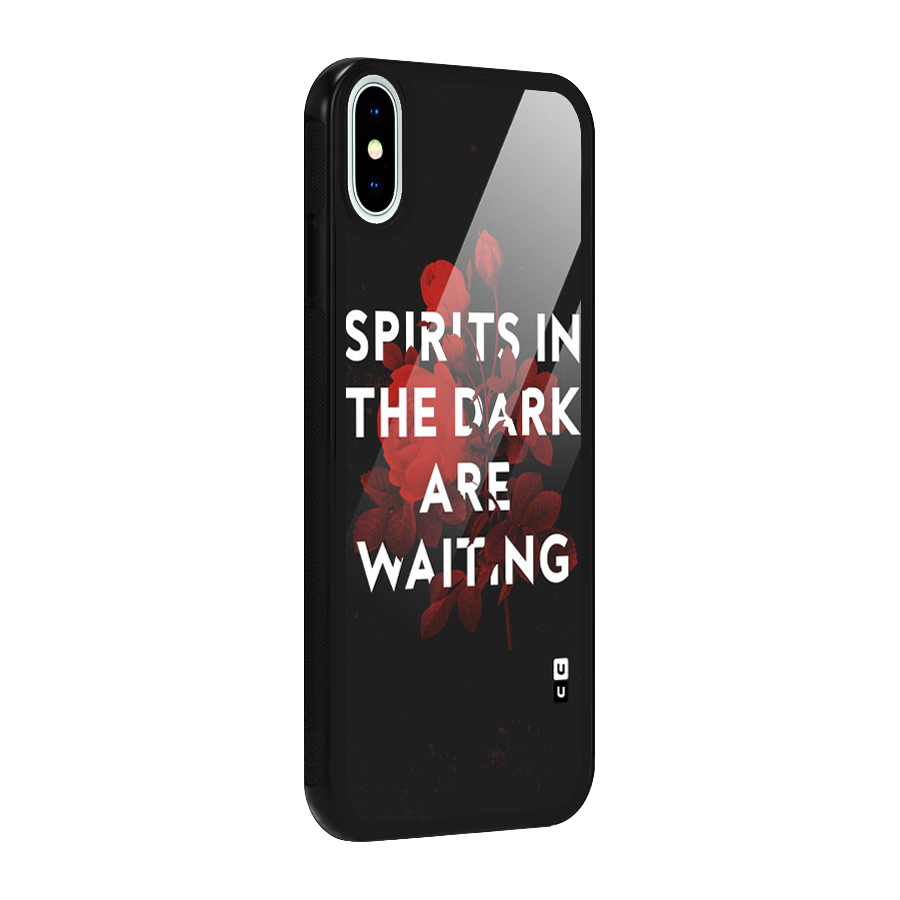 Dark Spirits Glass Back Case for iPhone XS