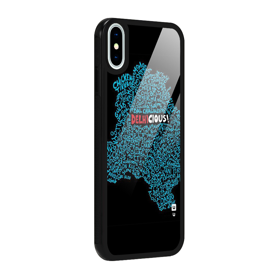 Delhicious Glass Back Case for iPhone XS