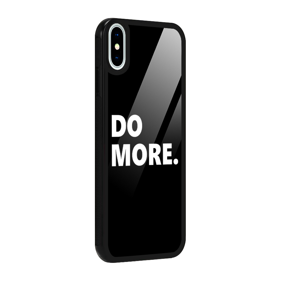 Do More Glass Back Case for iPhone XS