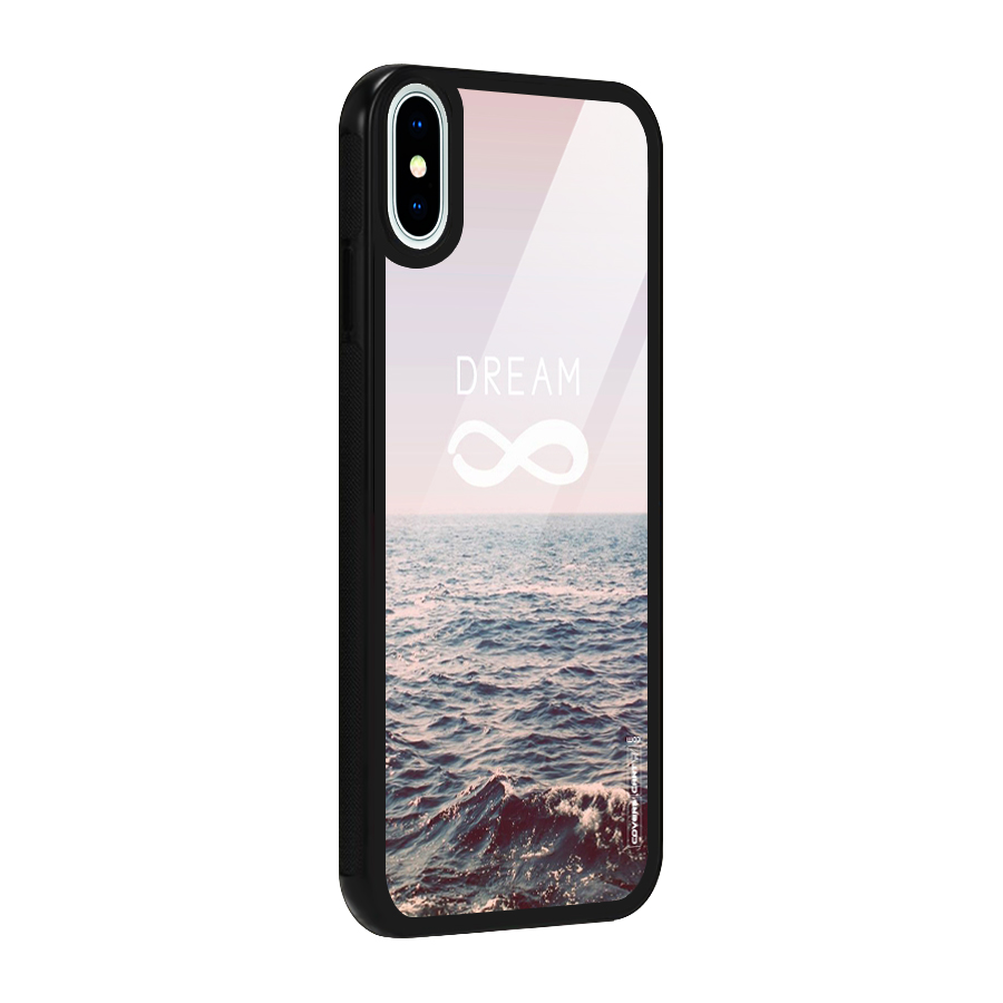 Dream Infinity Glass Back Case for iPhone XS