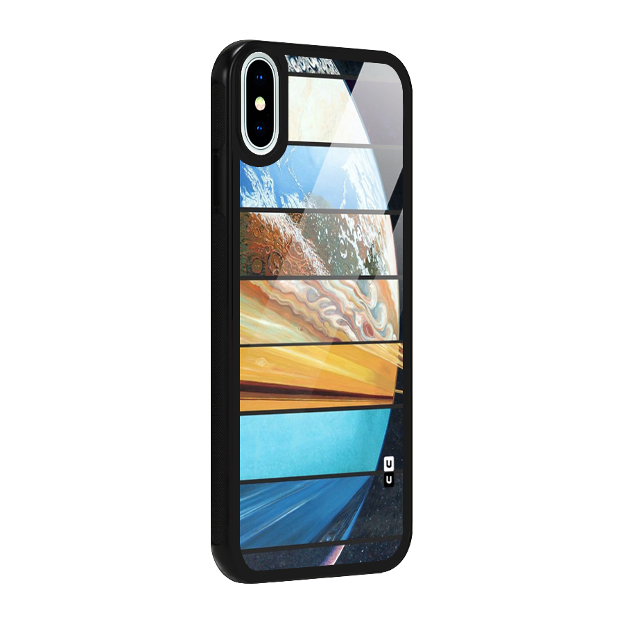 Earthly Design Glass Back Case for iPhone XS