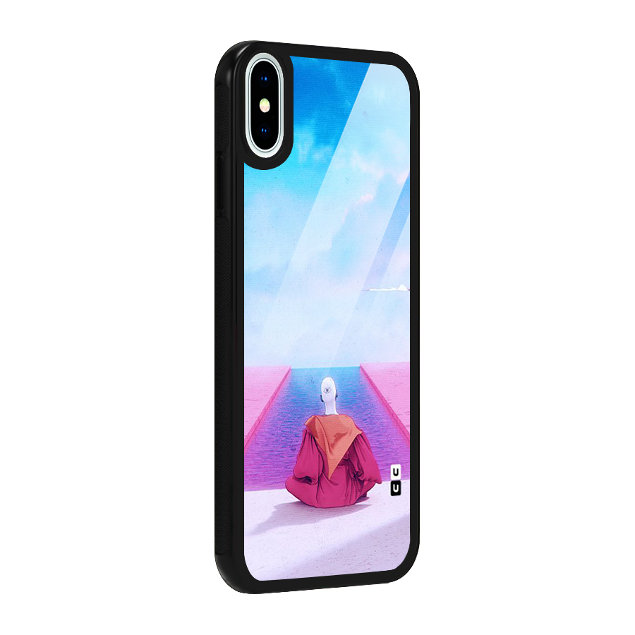Eye Art Glass Back Case for iPhone XS