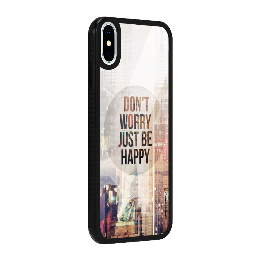Feel Lively Glass Back Case for iPhone XS