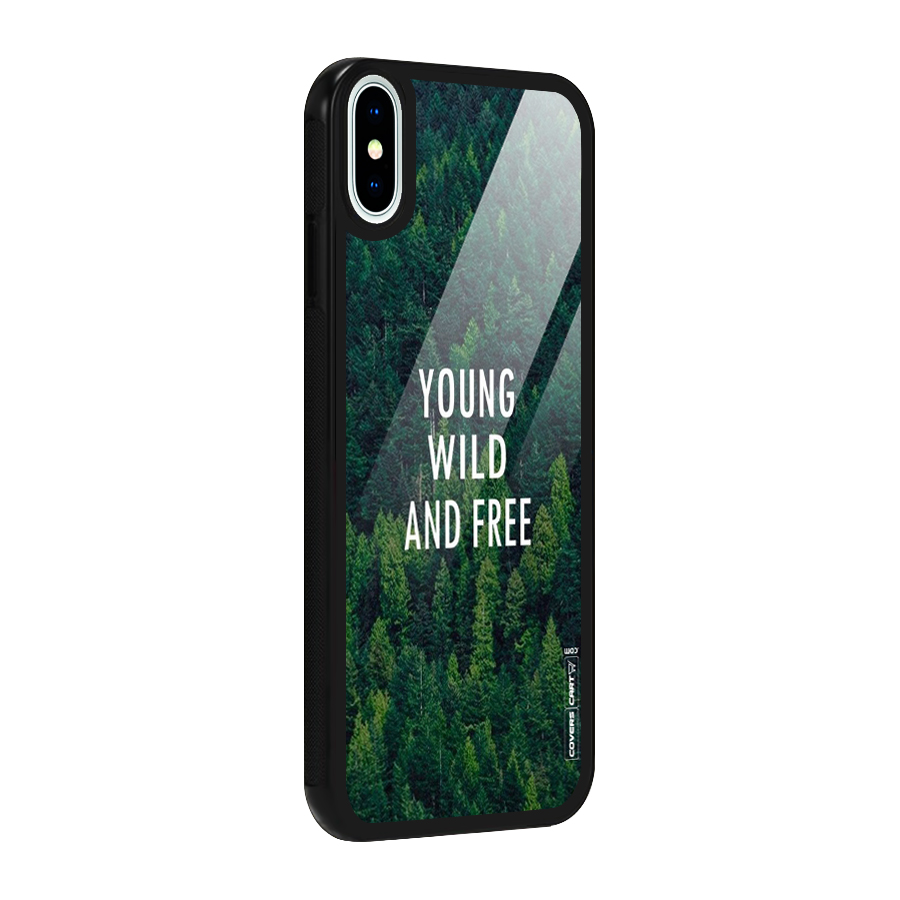 Forest Wanderlust Glass Back Case for iPhone XS
