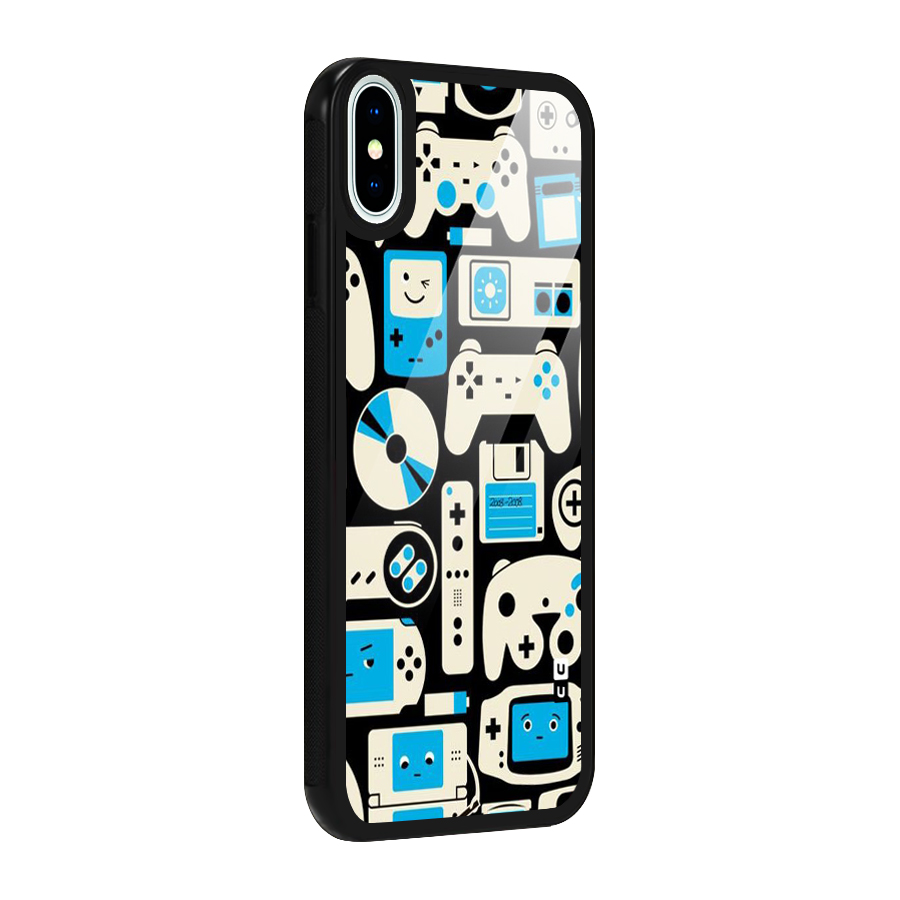 Gamers Glass Back Case for iPhone XS