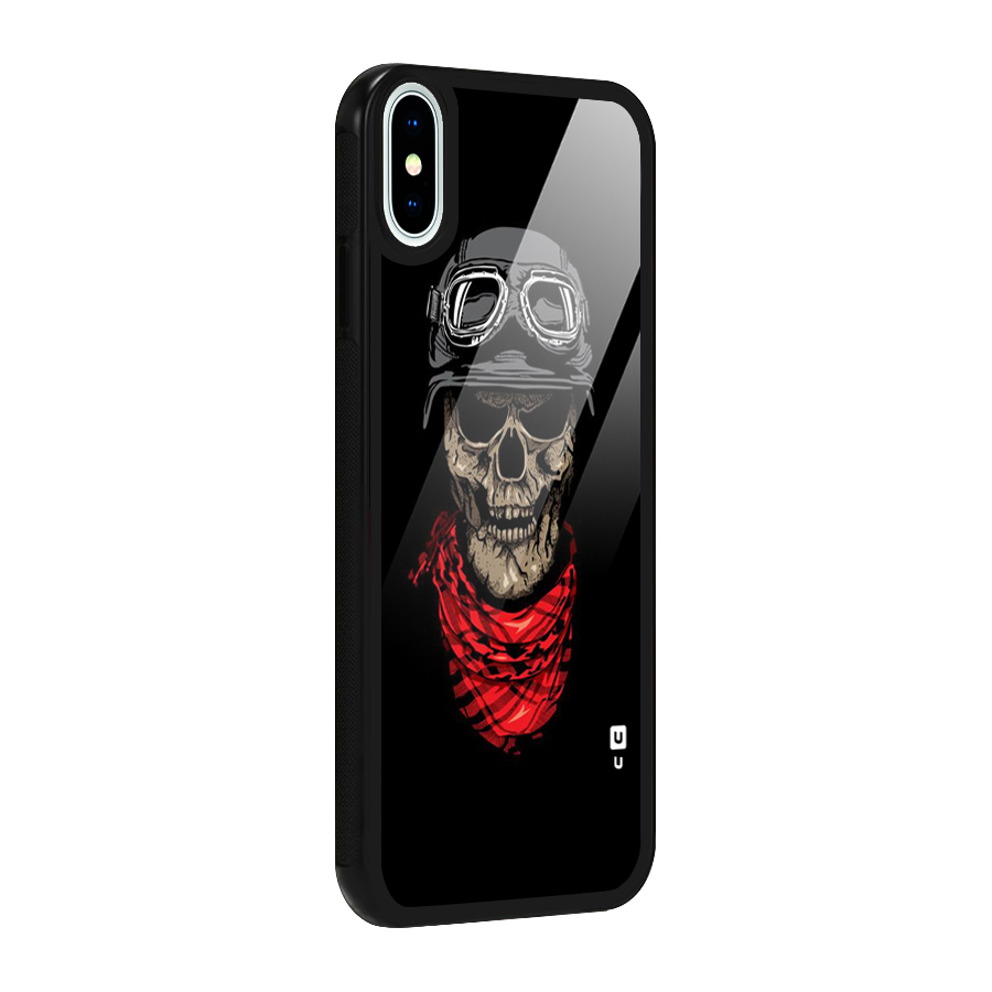 Ghost Swag Glass Back Case for iPhone XS