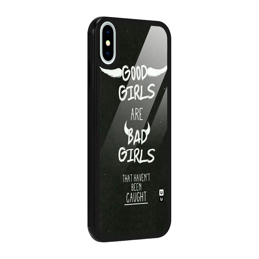 Good Bad Girls Glass Back Case for iPhone XS