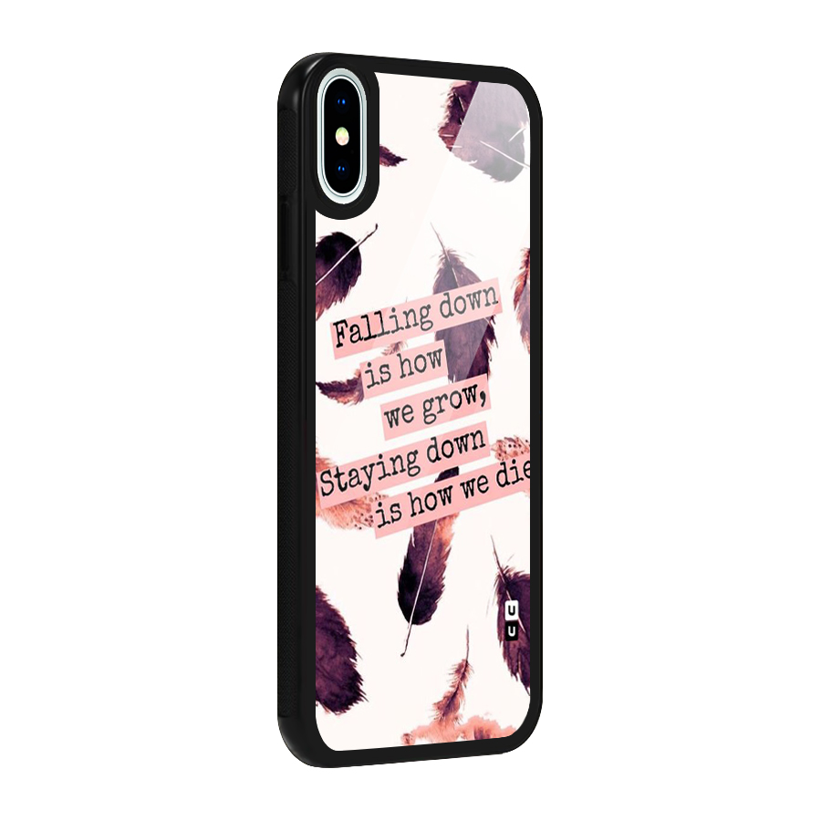 Grow Glass Back Case for iPhone XS