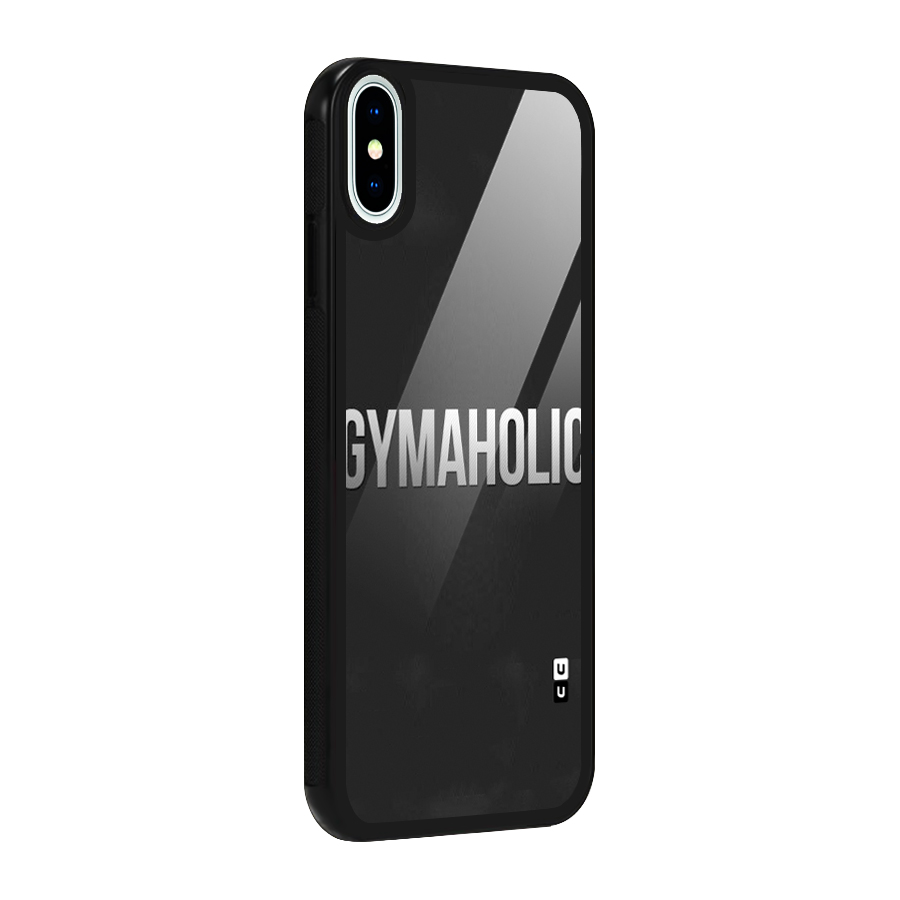 Gymaholic Glass Back Case for iPhone XS