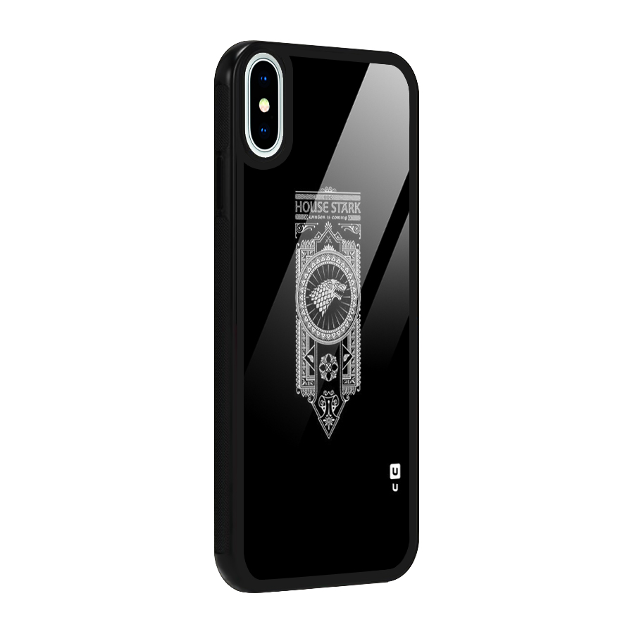 House Banner Glass Back Case for iPhone XS