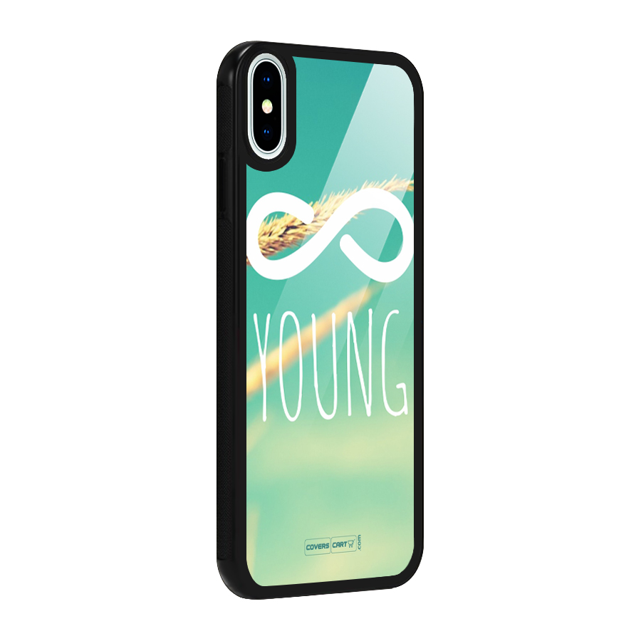 Infinity Young Glass Back Case for iPhone XS